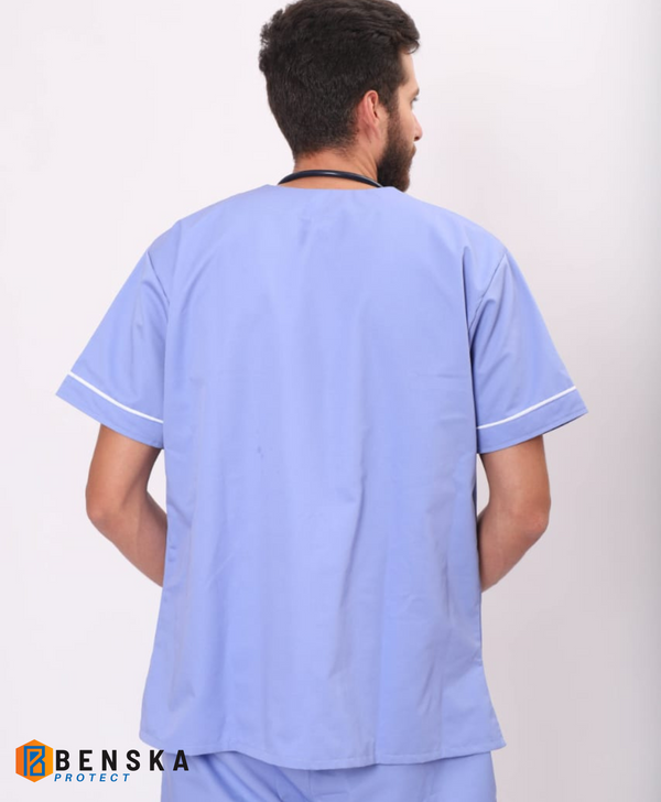 Ensemble tenue médicale Bleu ciel - Mixte