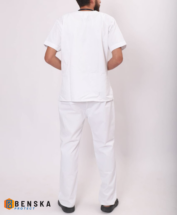 Ensemble tenue médicale blanche - Mixte