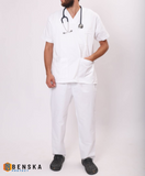 Ensemble tenue médicale blanche - Mixte